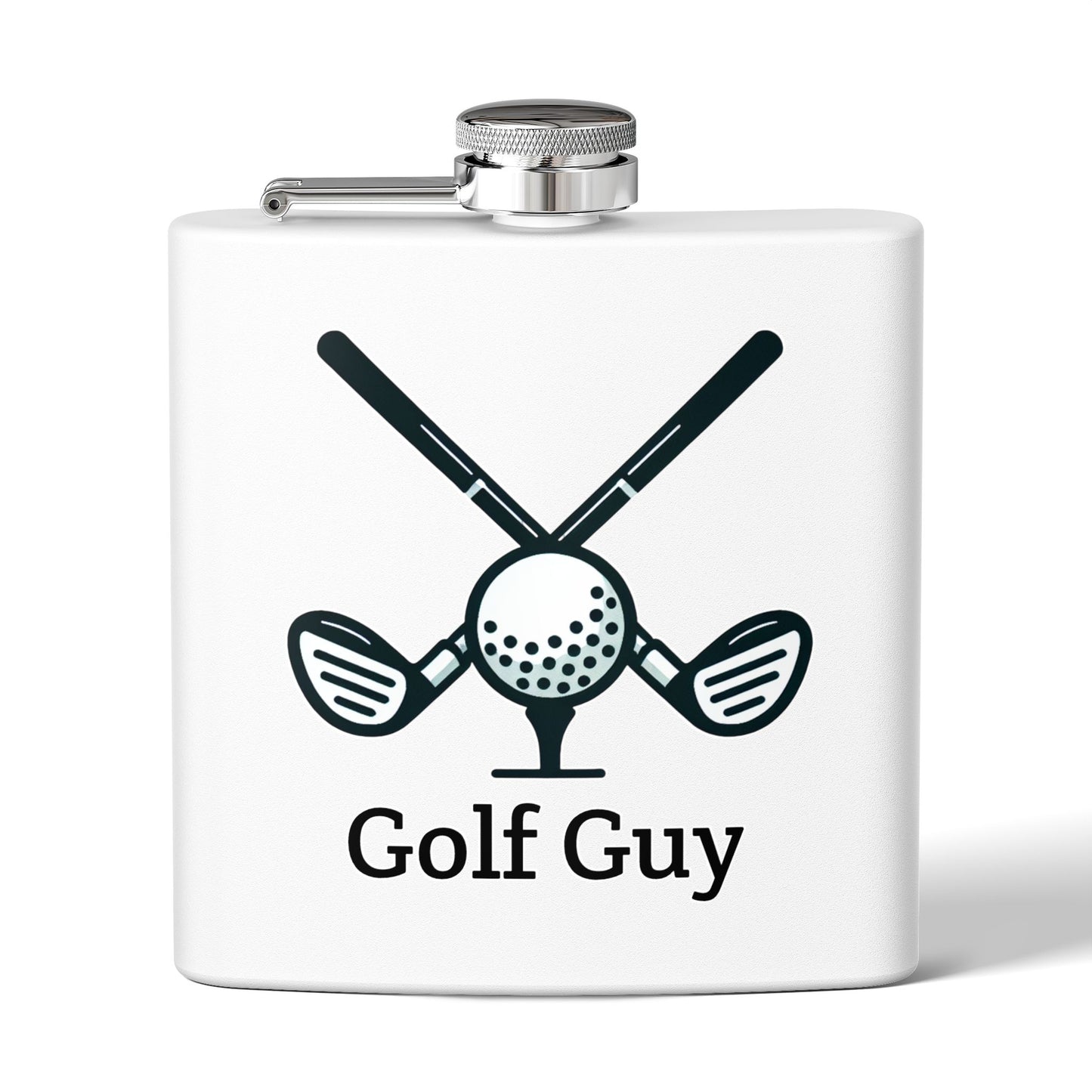 Golf Guy Sleek Stainless Steel Flask