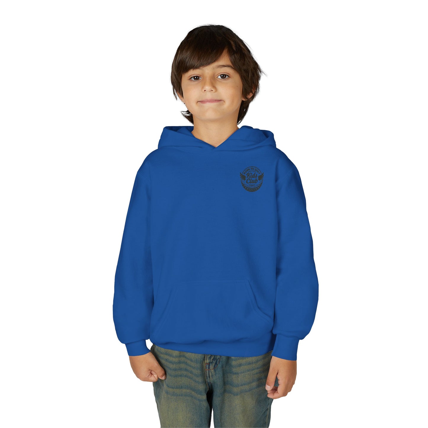 Club Eagle Born To Golf Youth Hoodie
