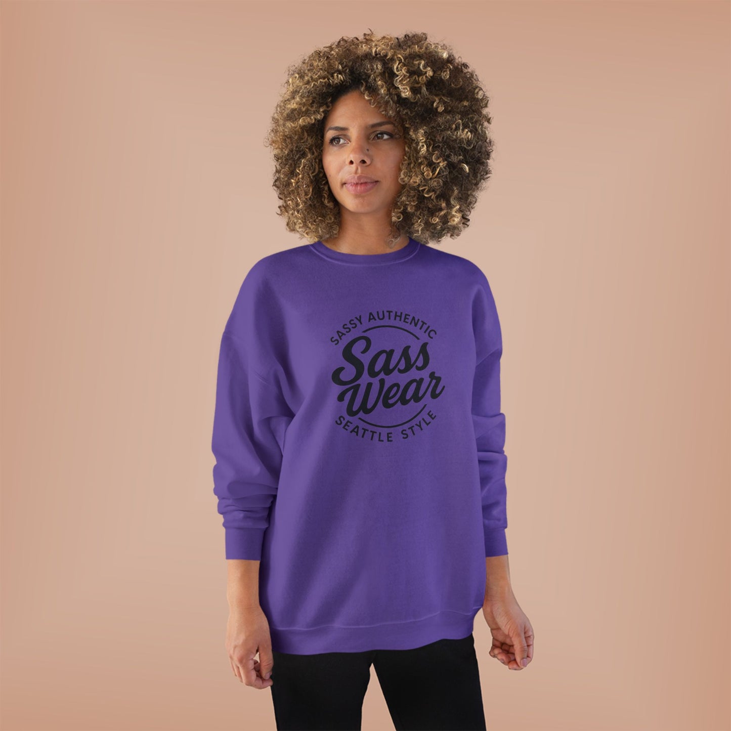 Sass Wear Unisex Eco-Friendly Crewneck Sweatshirt