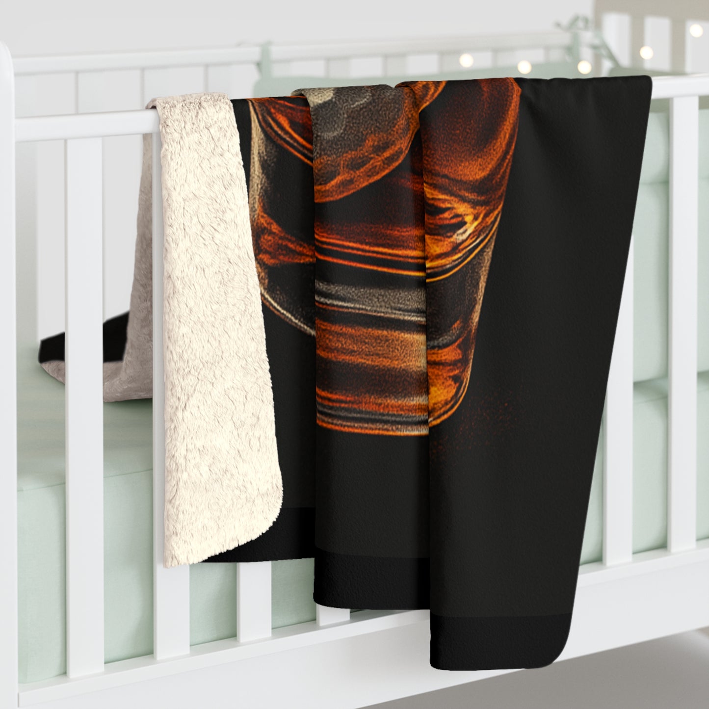 Whiskey and Golf Sherpa Fleece Blanket