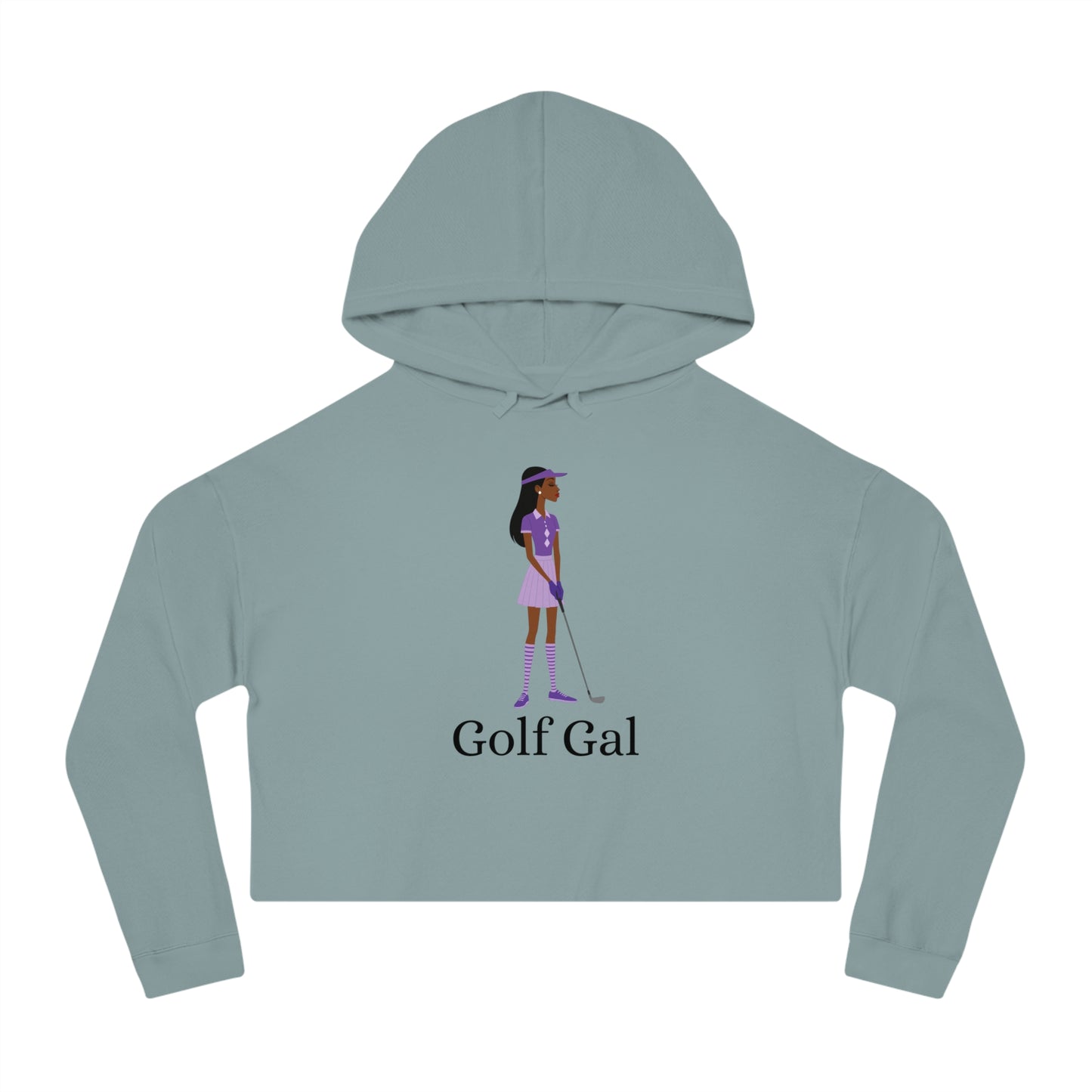 Golf Gal Women's Cropped Sweatshirt Violet
