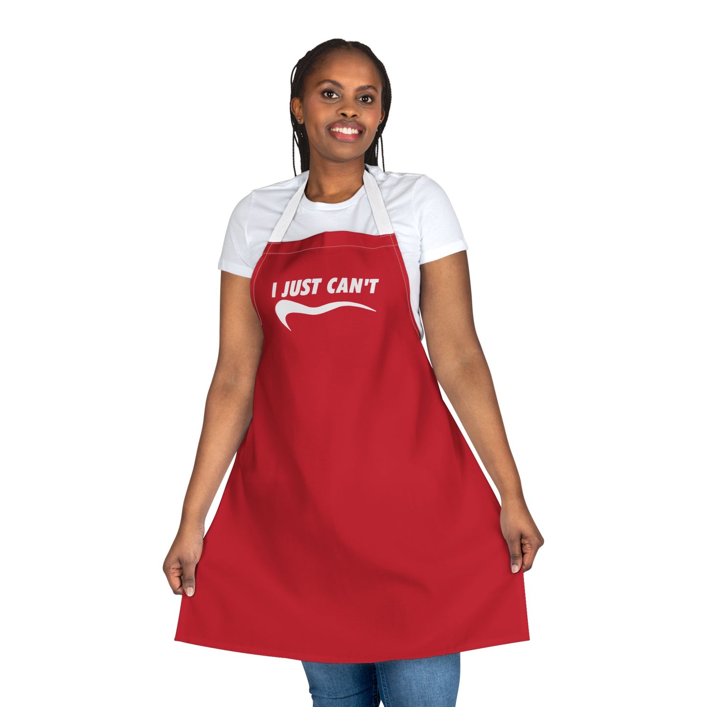 red I just Can't  Apron