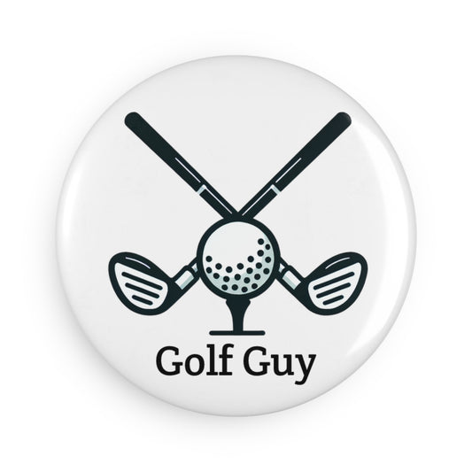 Golf Guy Button Magnet