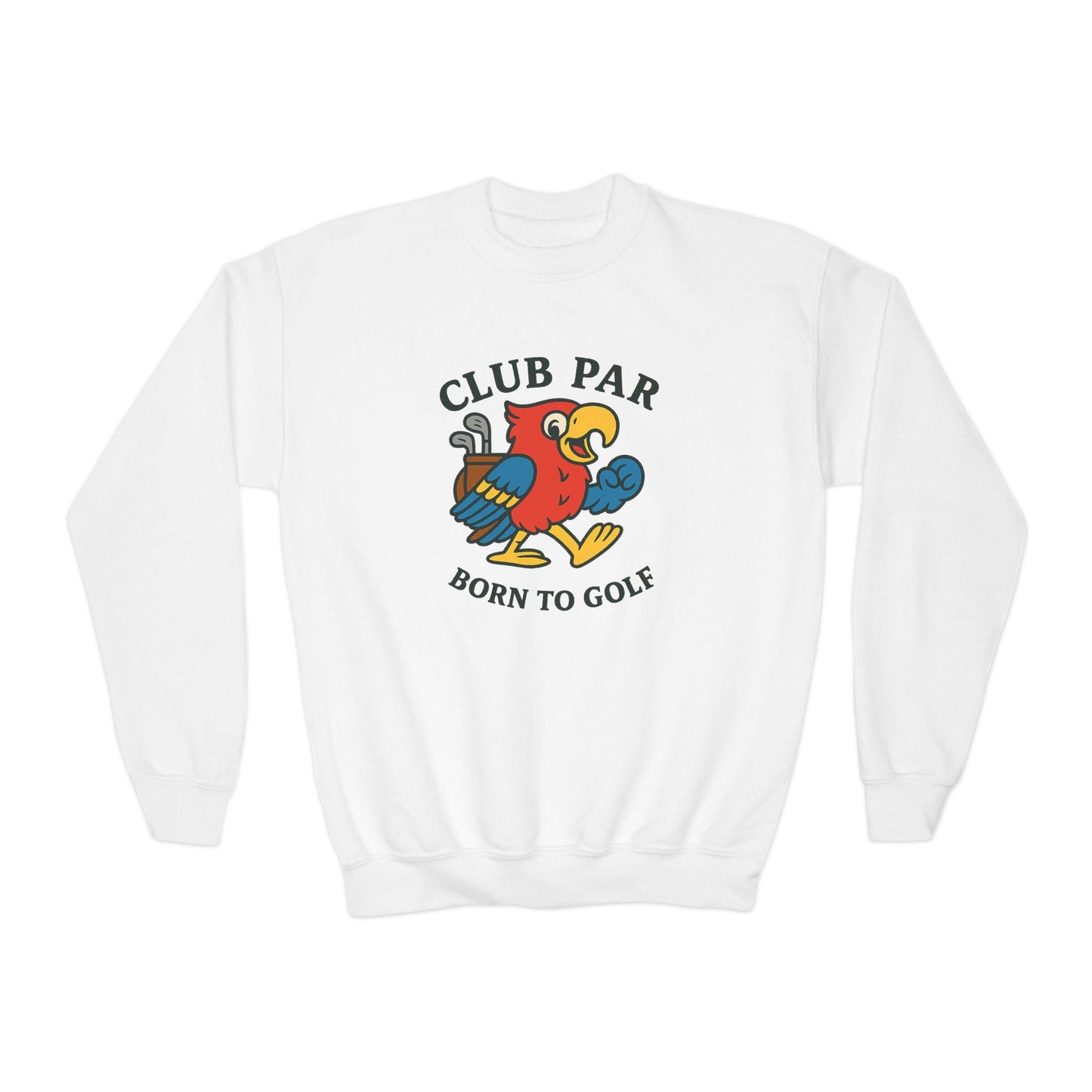 Club Par Born to Golf Youth Crewneck Sweatshirt