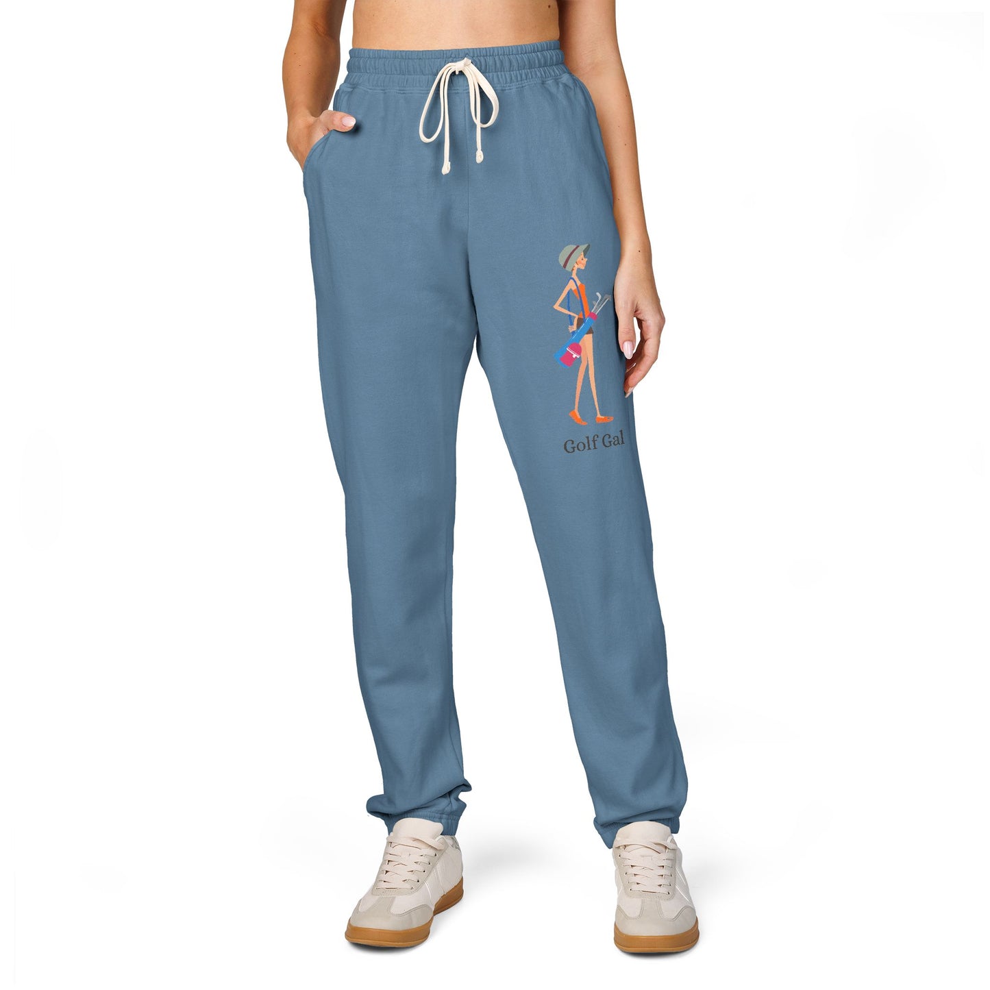 Golf Gal Garment-Dyed Fleece Sweatpants Poppy