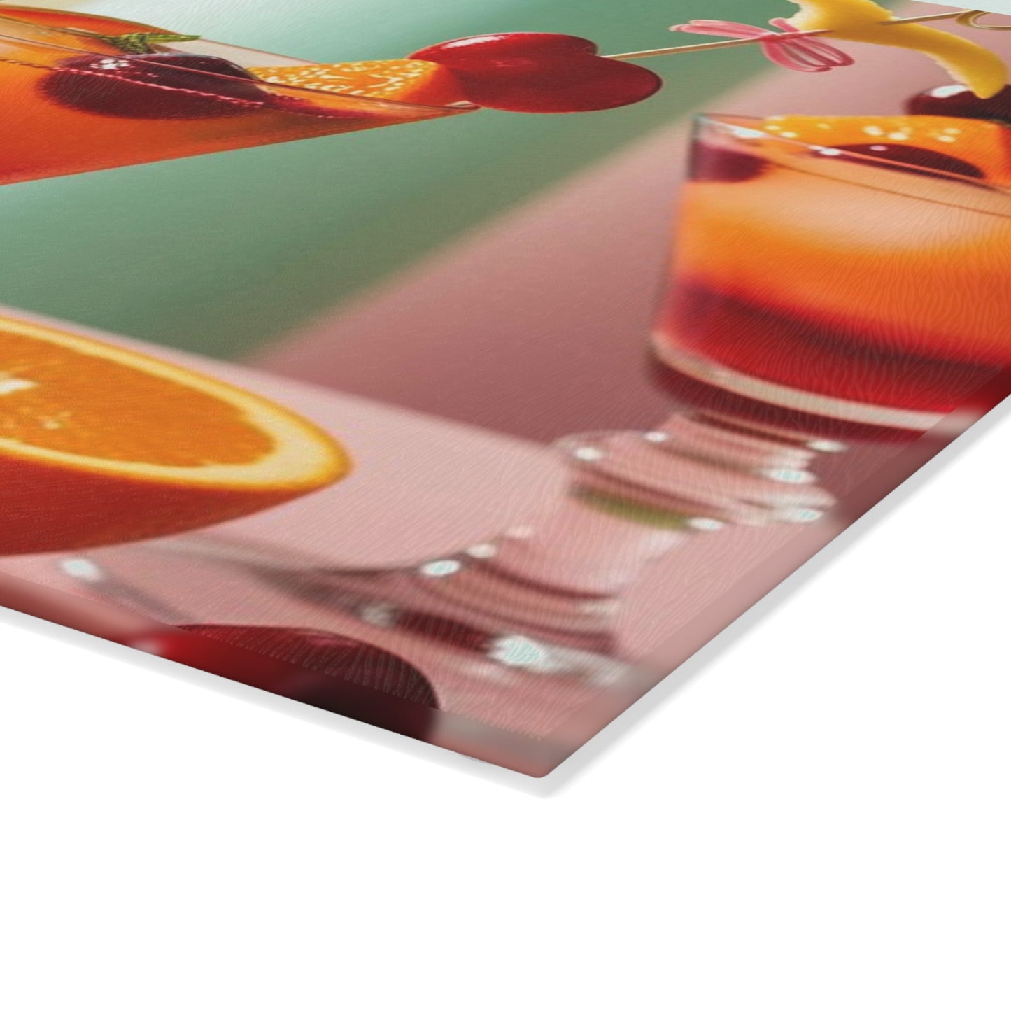 fruity drinks Glass Cutting Board