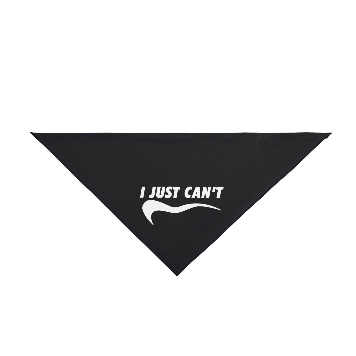 black I just can't Pet Bandana