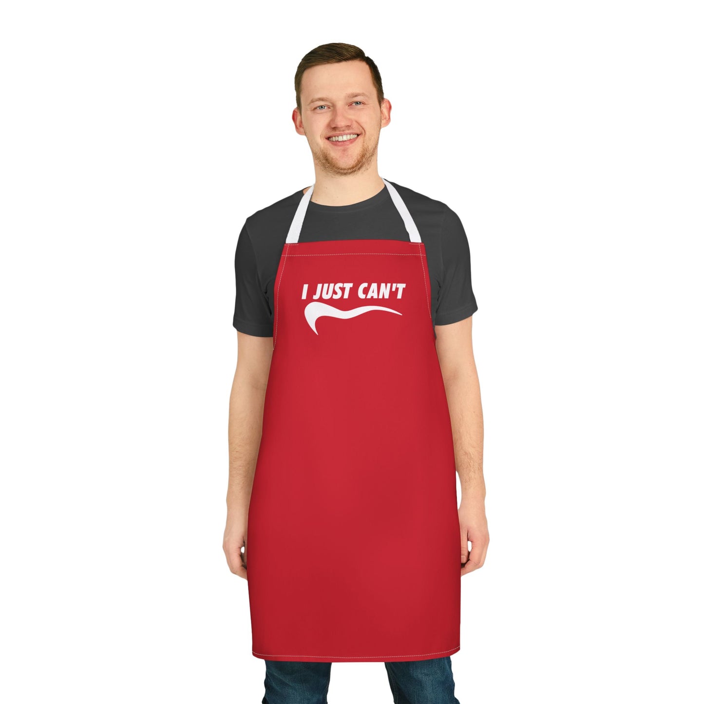 red I just Can't  Apron