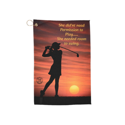 Room to swing Golf Towel