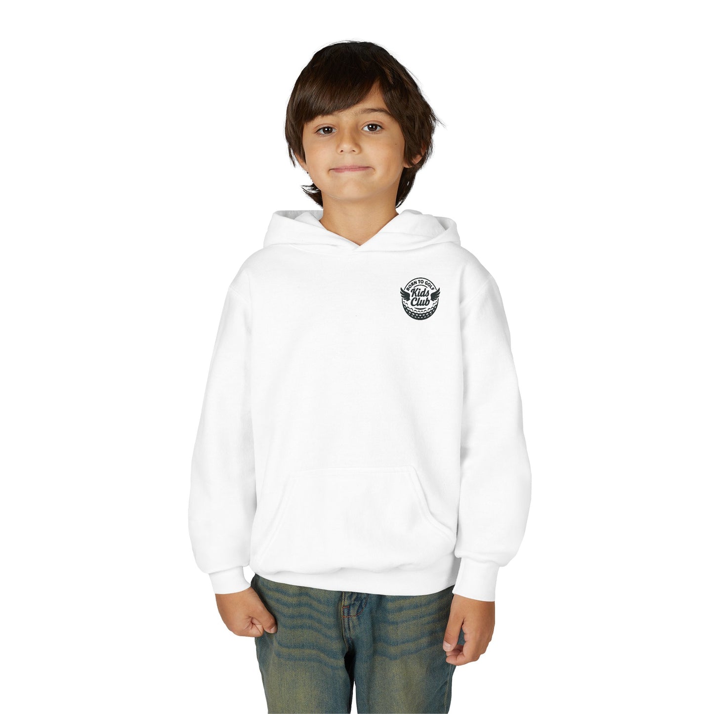 Club Eagle Born To Golf Youth Hoodie