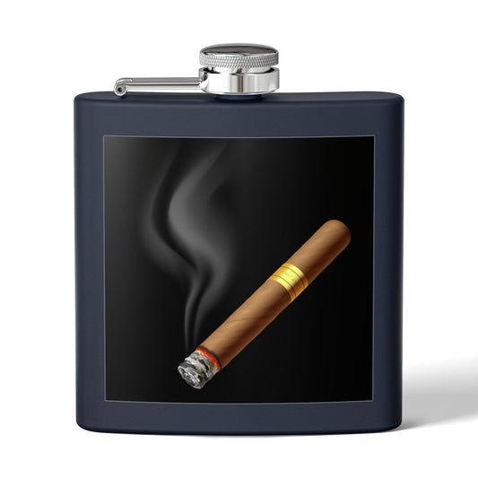 Cigar Sleek Stainless Steel Flask