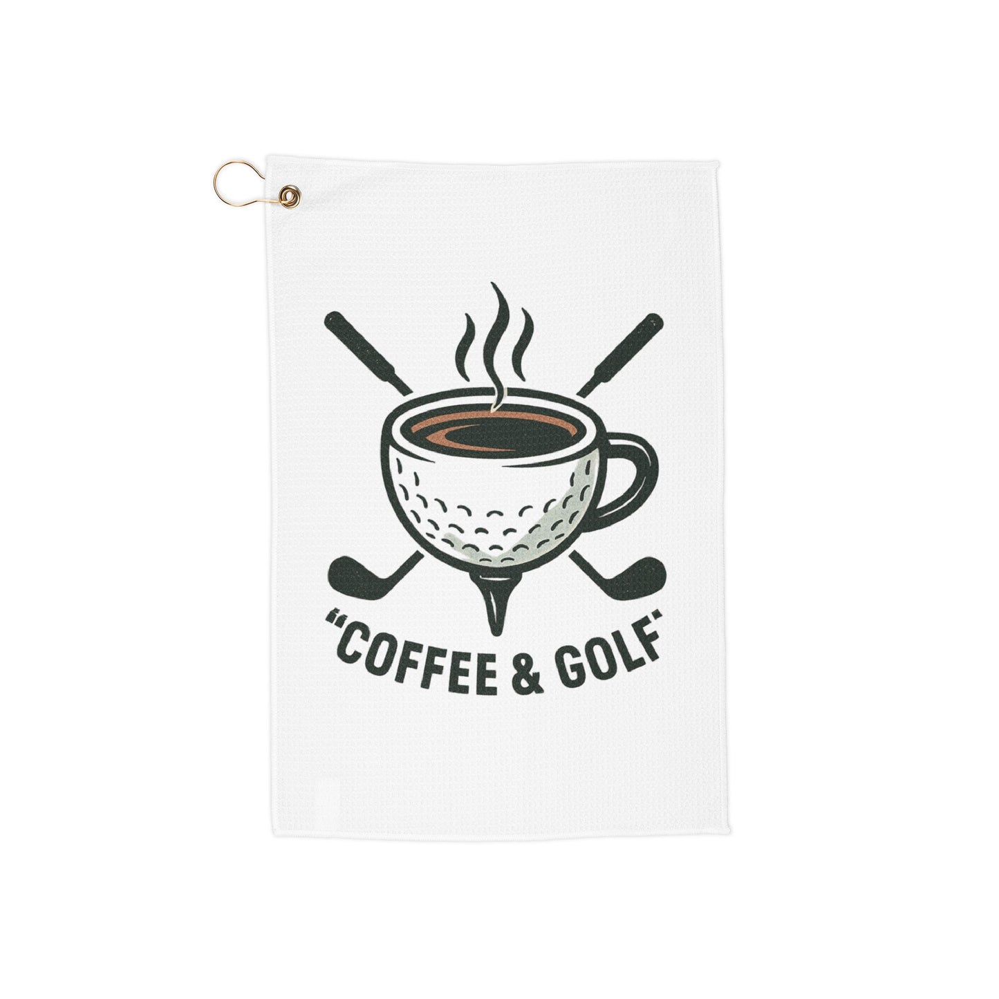 Golf and Coffee Golf Towel