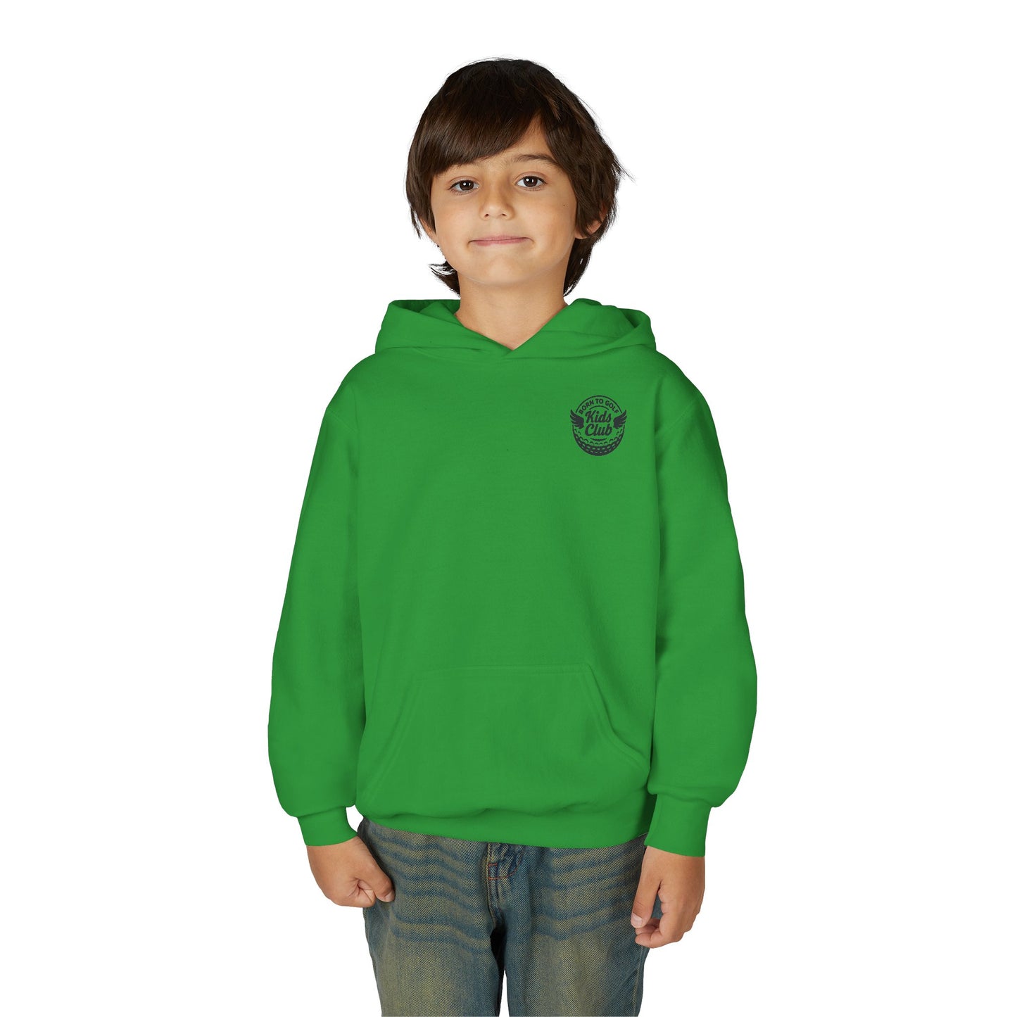 Club Eagle Born To Golf Youth Hoodie