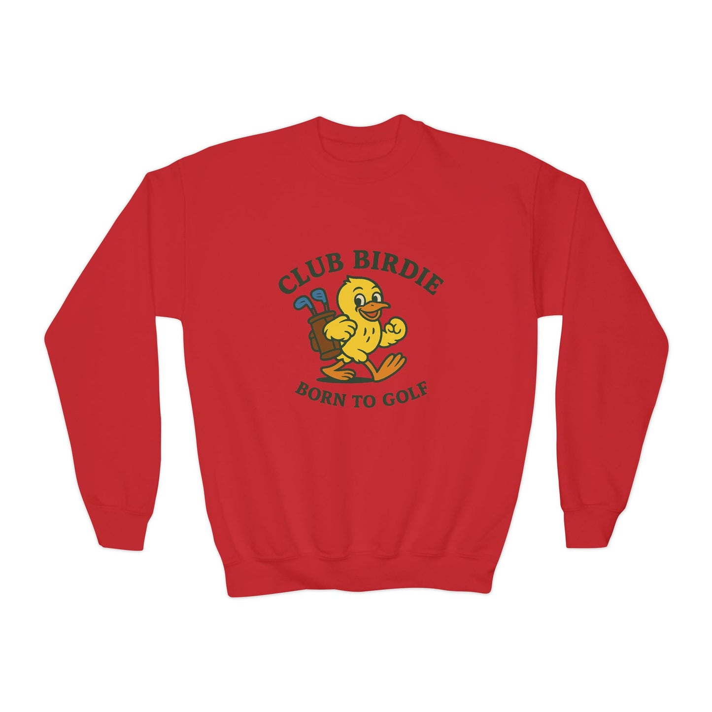 Club Birdie Born to Golf Youth Crewneck Sweatshirt