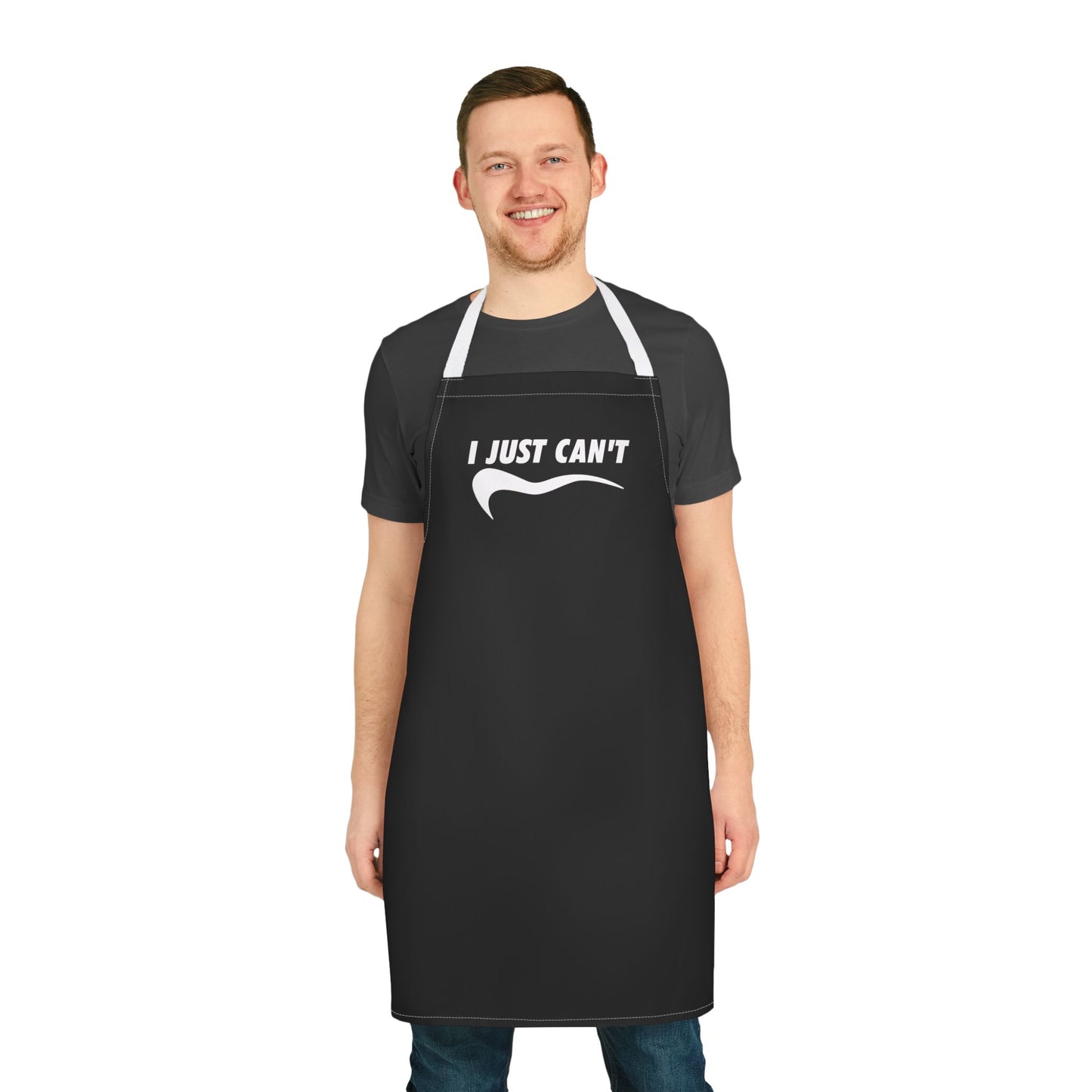 black I just Can't  Apron