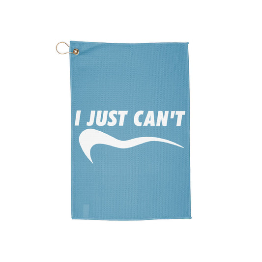 Turquiose I just can't Golf Towel