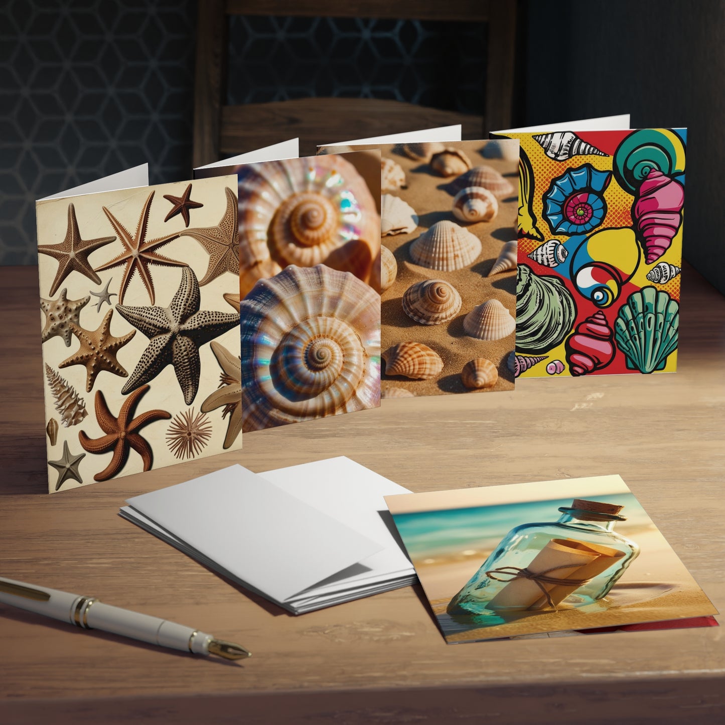 beach treasures Greeting Cards (5-Pack)