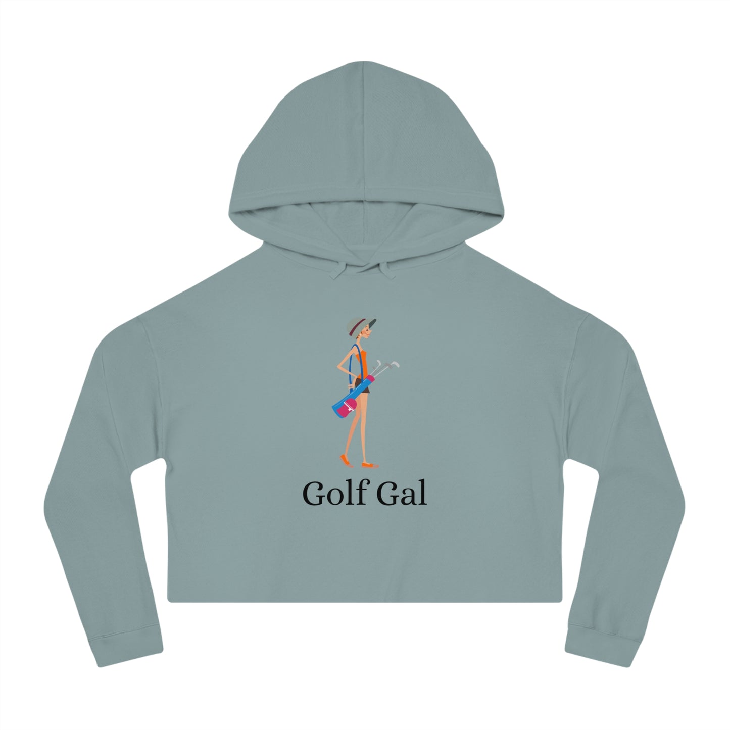 Golf Gal Women's Cropped Sweatshirt Poppy