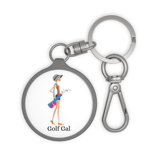 Golf Gal Keyring Tag Poppy