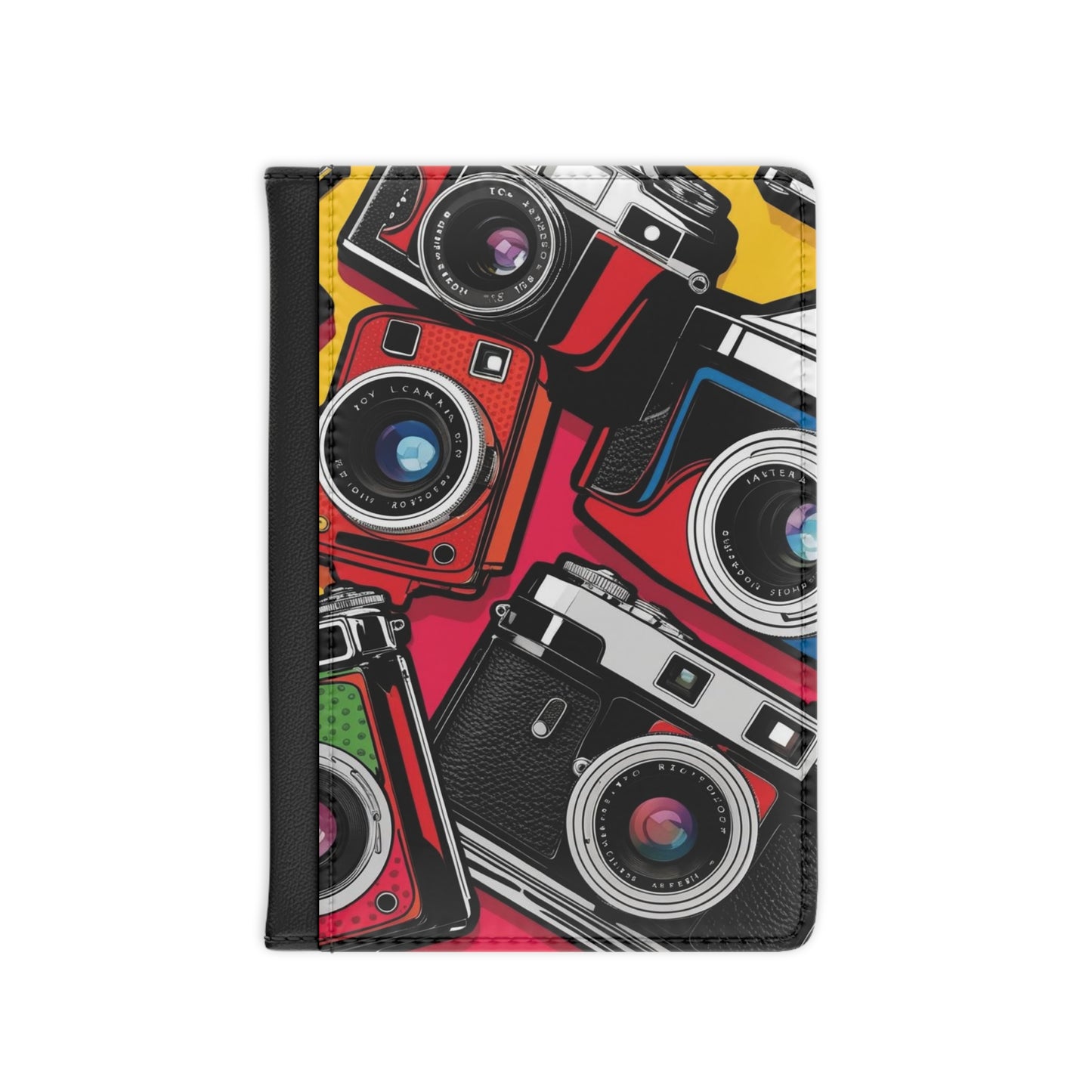 retro cameras Passport Cover