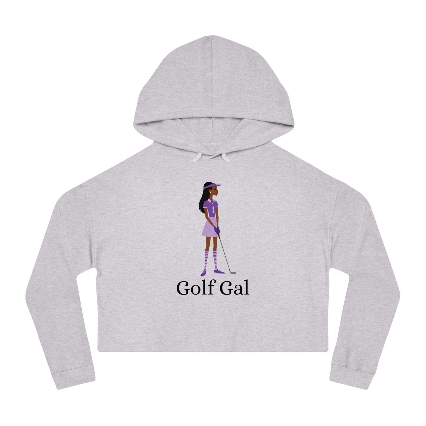 Golf Gal Women's Cropped Sweatshirt Violet