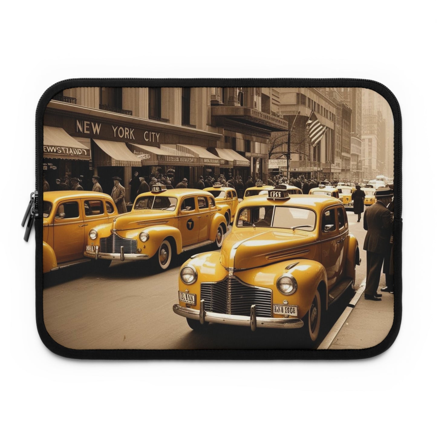 vintage New York City Laptop Sleeve