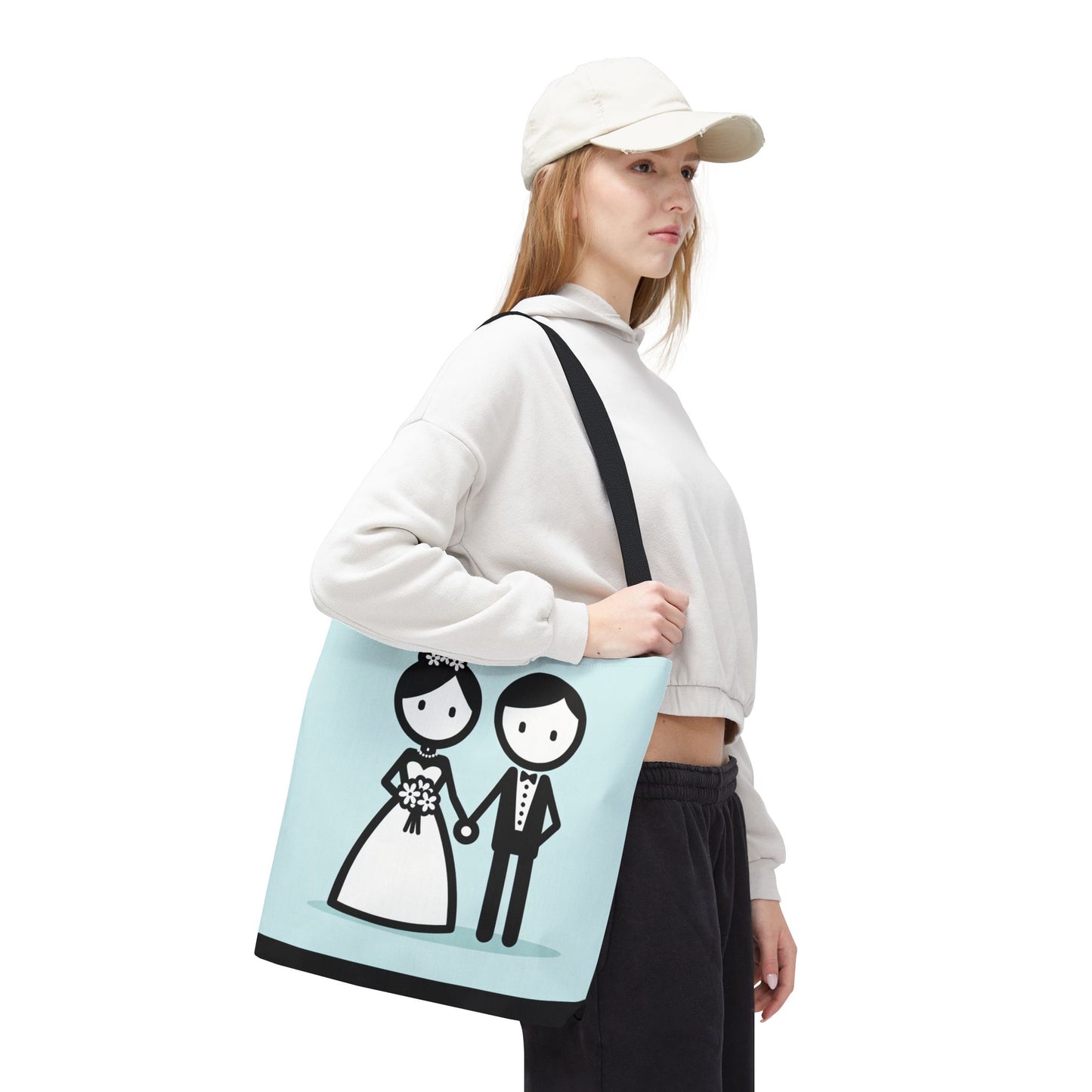 bride and groom Tote Bag
