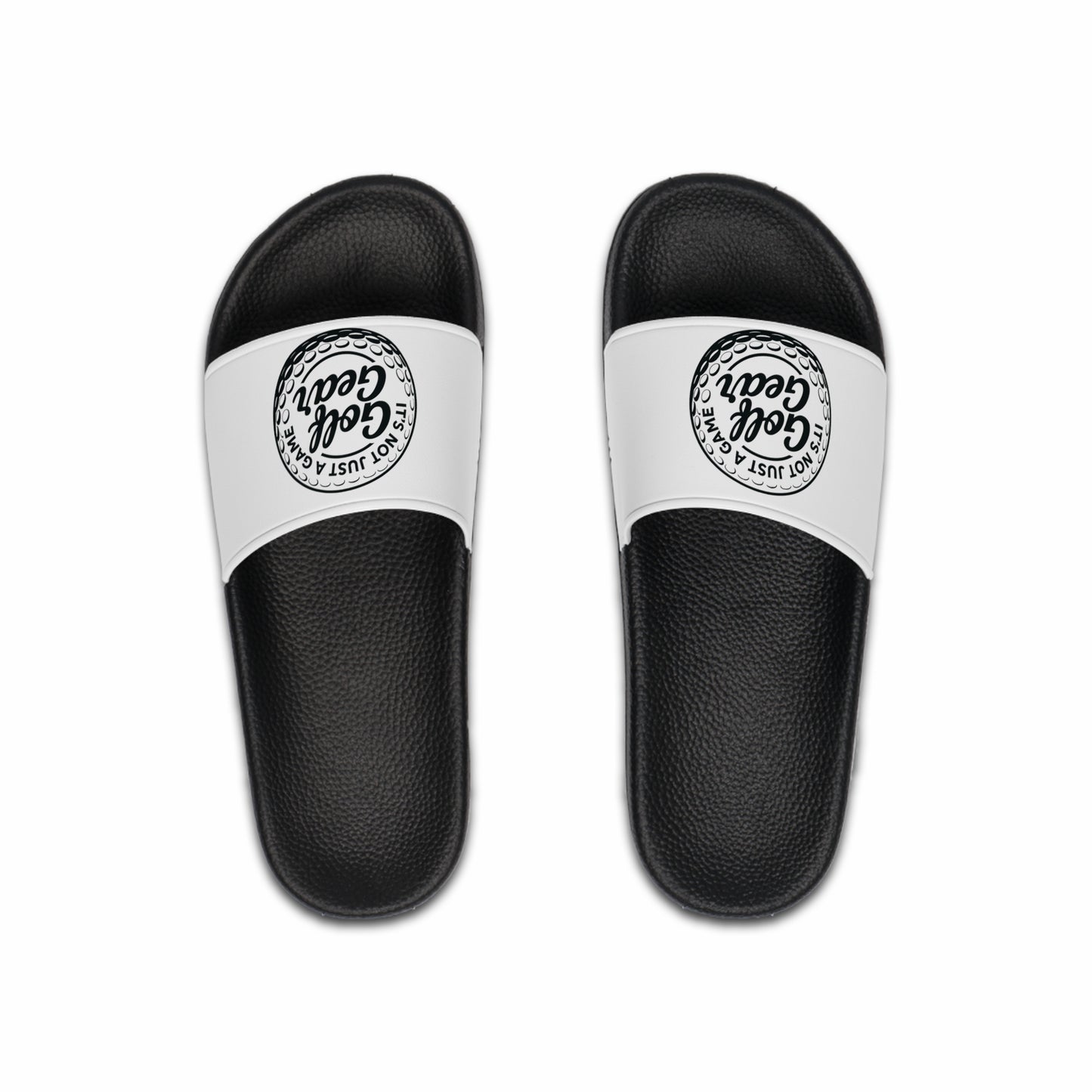 White Golf Gear Men's Slide Sandals