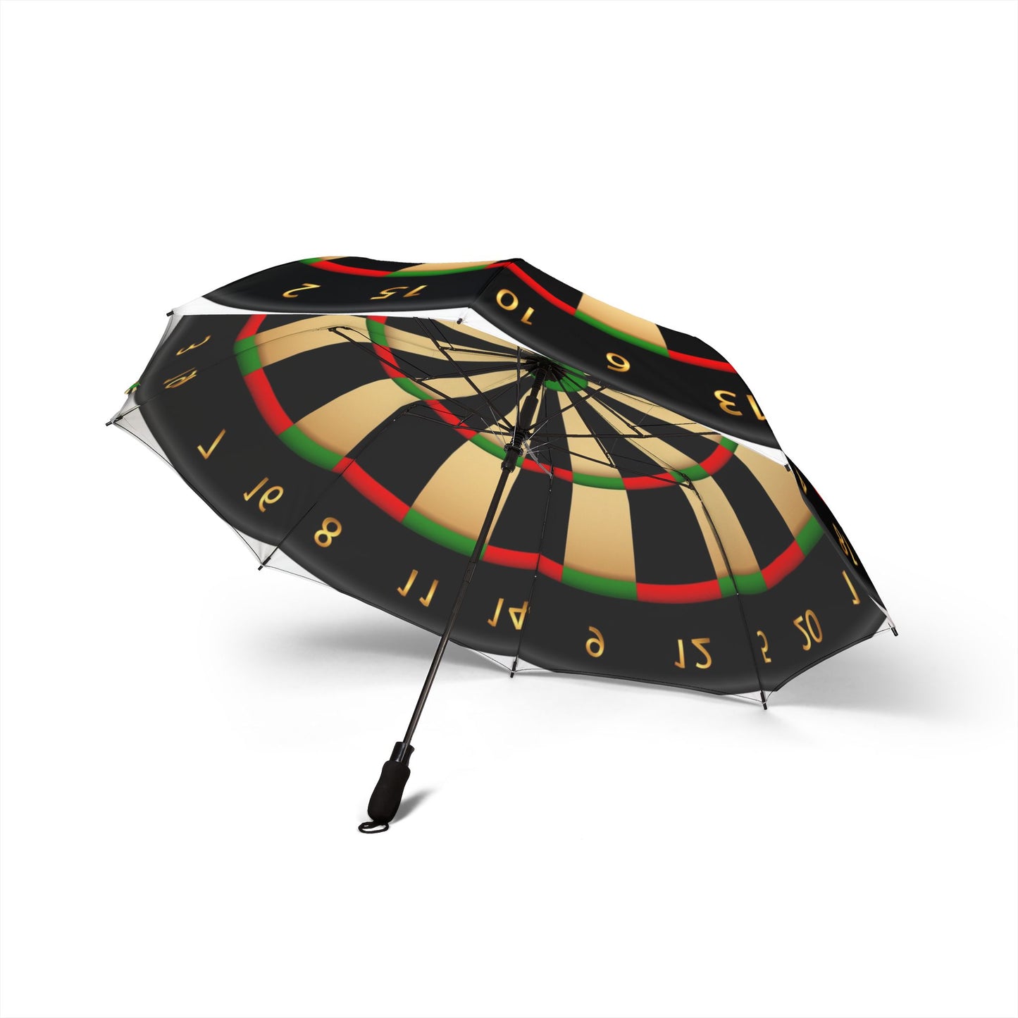 Dart board Umbrella - Semi-Automatic Foldable Design