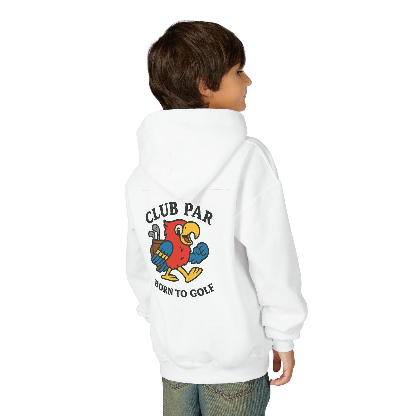 Club Par Born To Golf Youth Hoodie