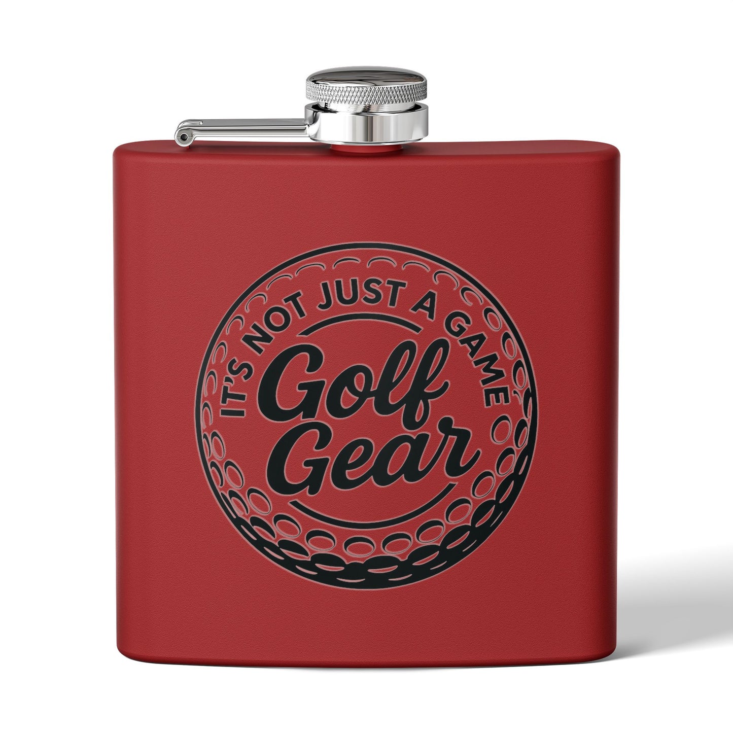 Golf Gear Sleek Stainless Steel Flask