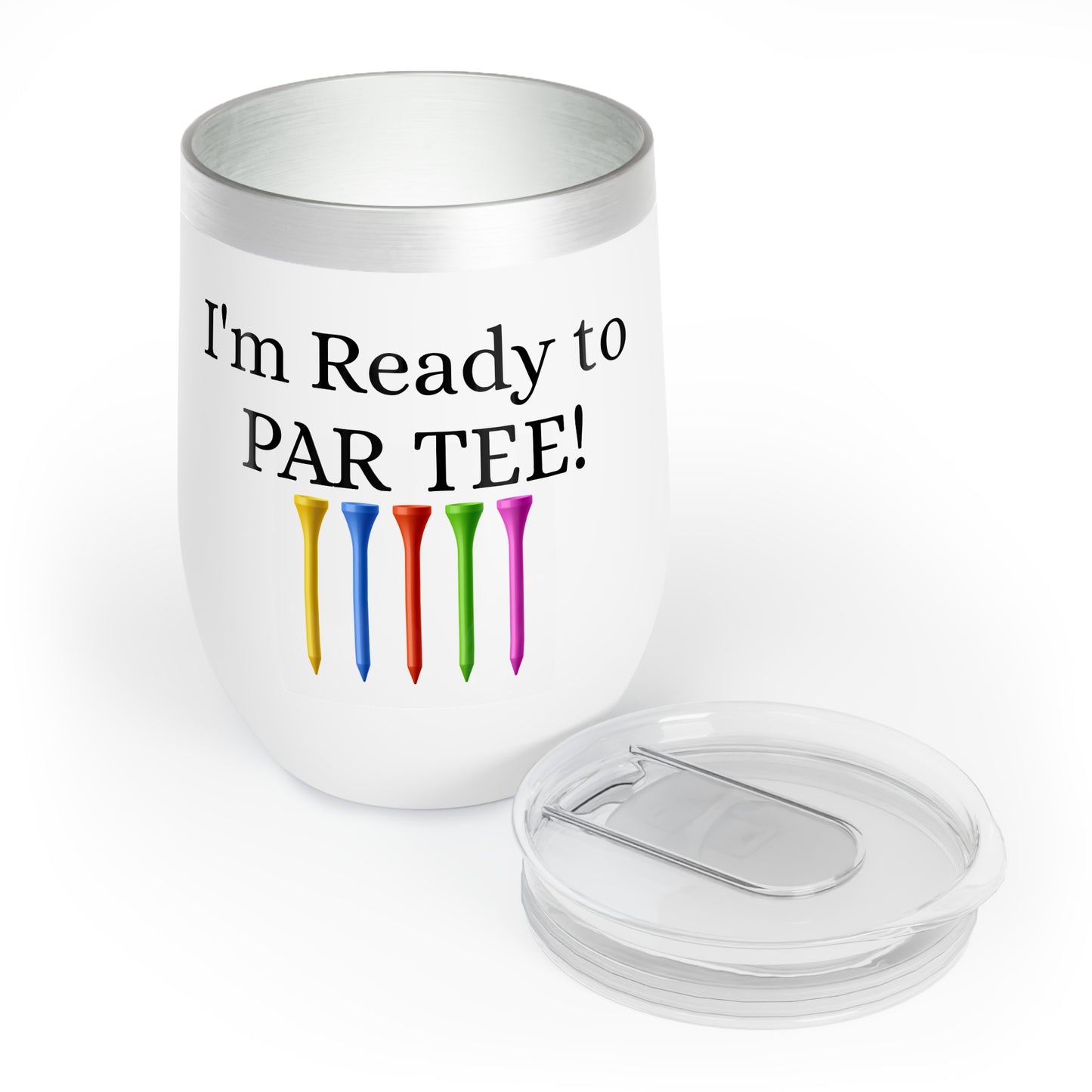 ready to par tee Wine Tumbler
