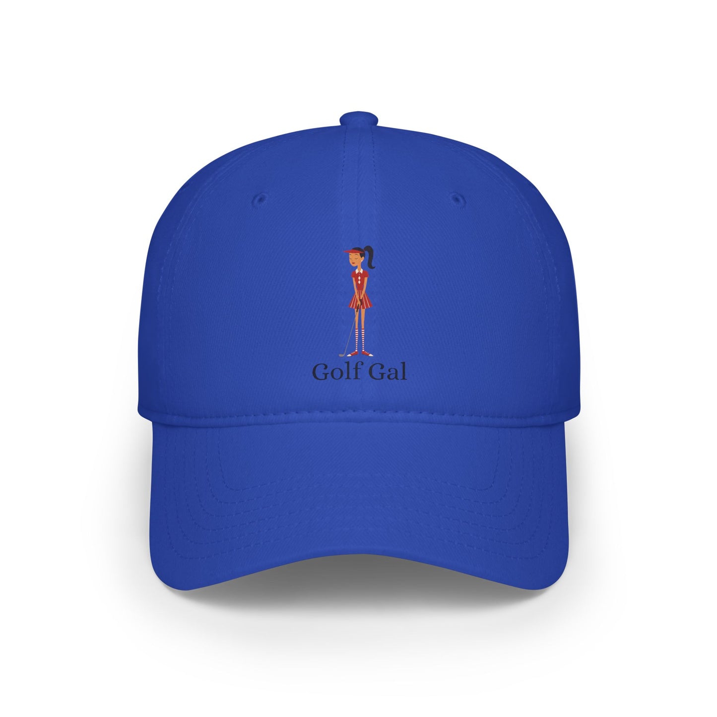 Golf Gal Low Profile Baseball Cap Ruby