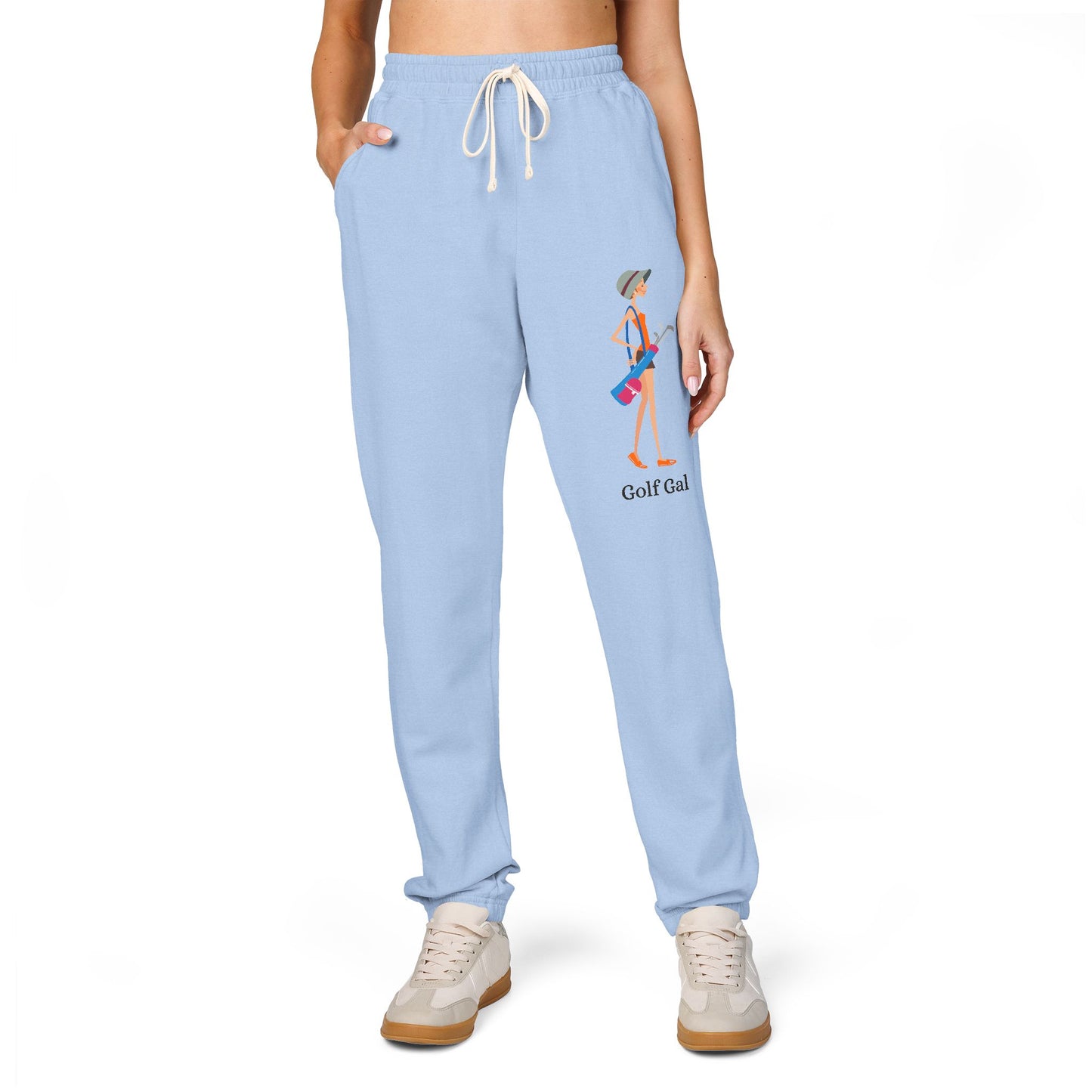 Golf Gal Garment-Dyed Fleece Sweatpants Poppy