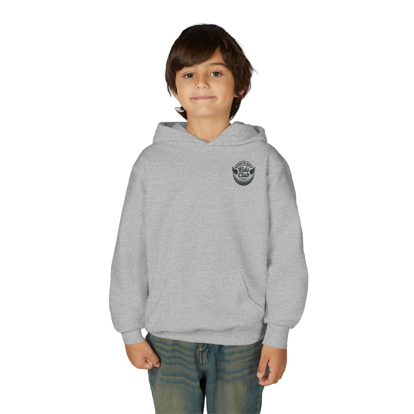 Club Eagle Born To Golf Youth Hoodie