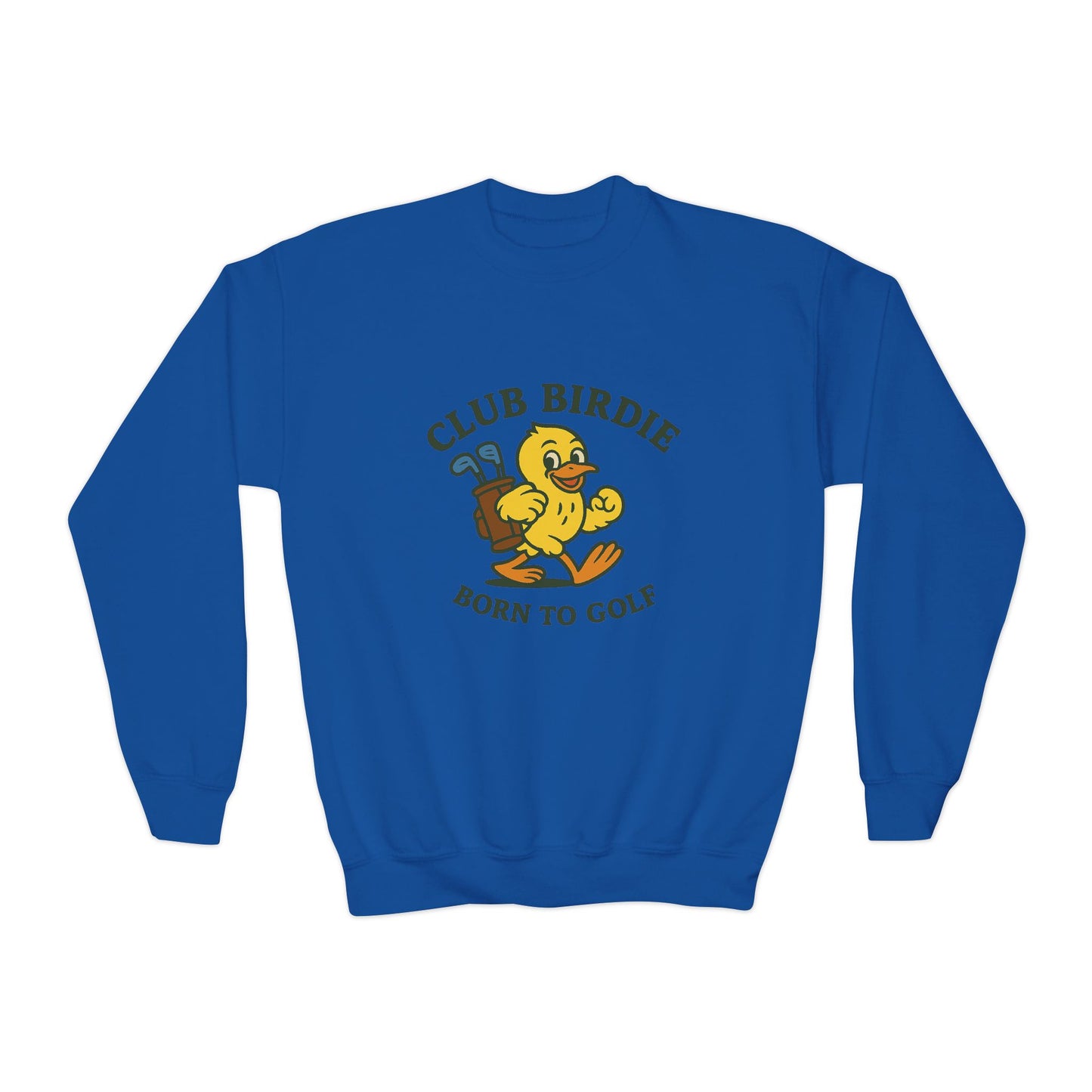 Club Birdie Born to Golf Youth Crewneck Sweatshirt