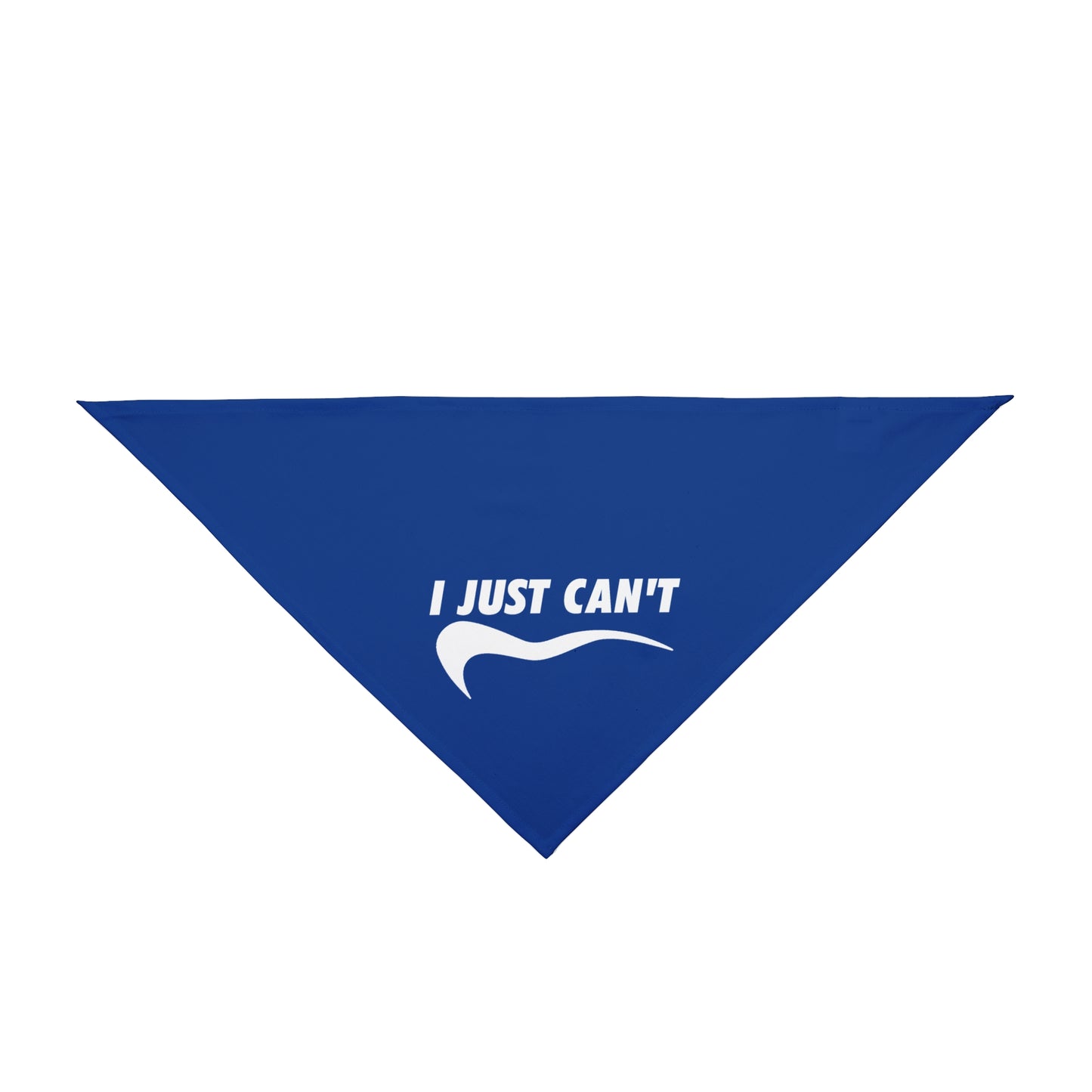blue I just can't Pet Bandana