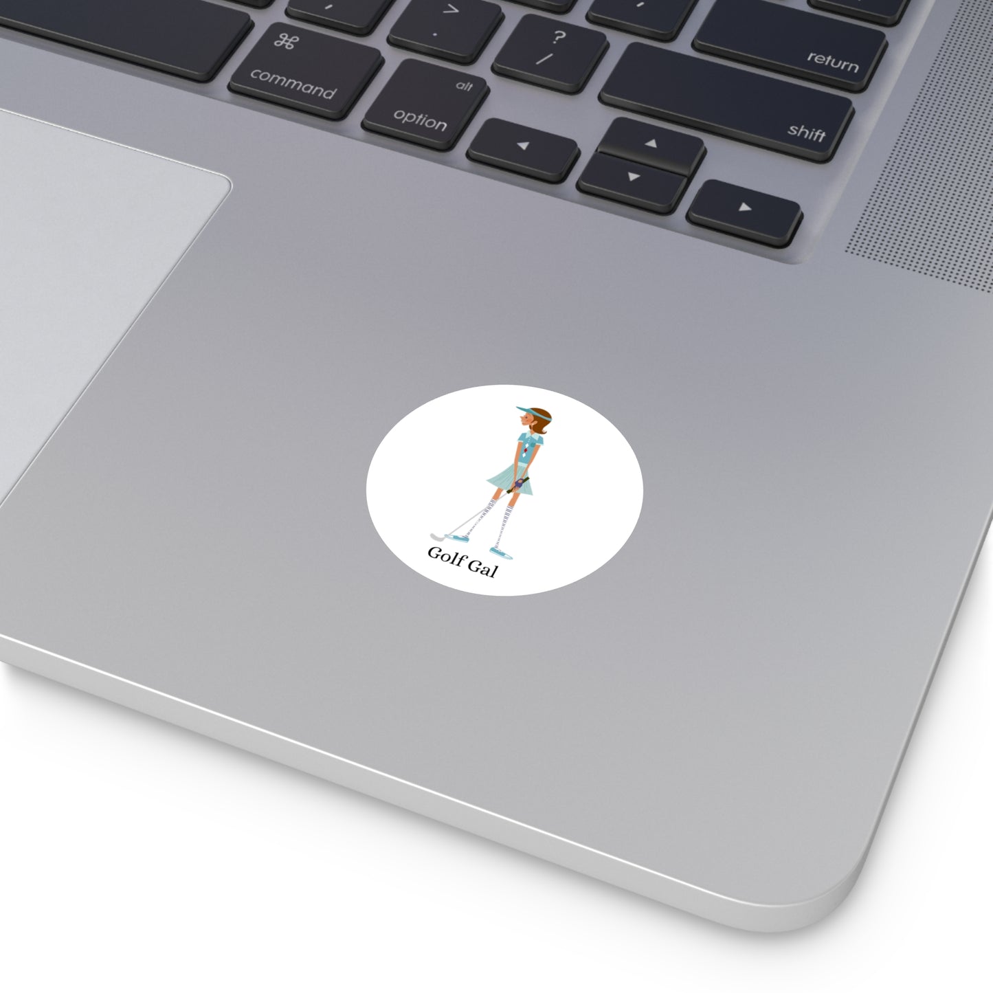 Golf Gal Round Stickers Lily