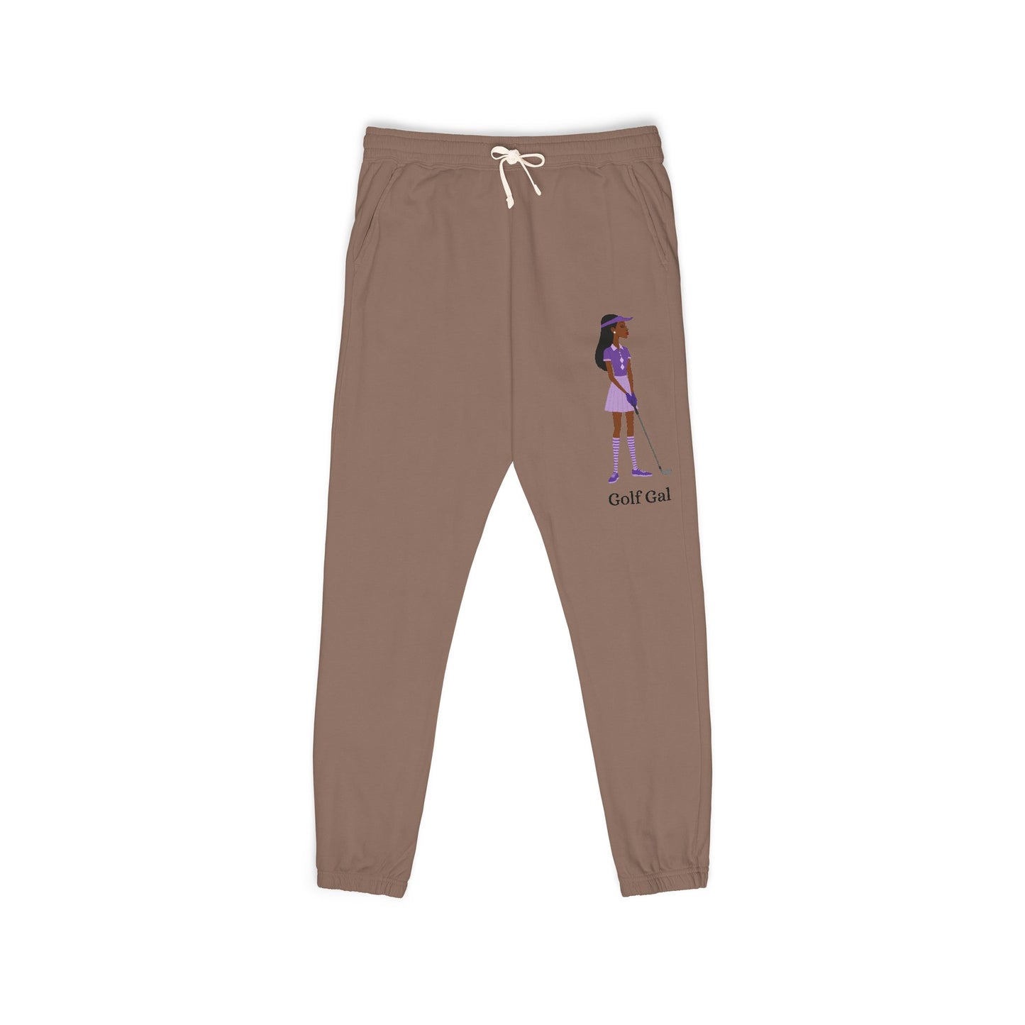 Golf Gal Garment-Dyed Fleece Sweatpants Violet
