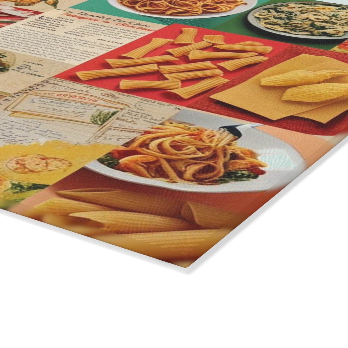 retro pasta glass Cutting Board
