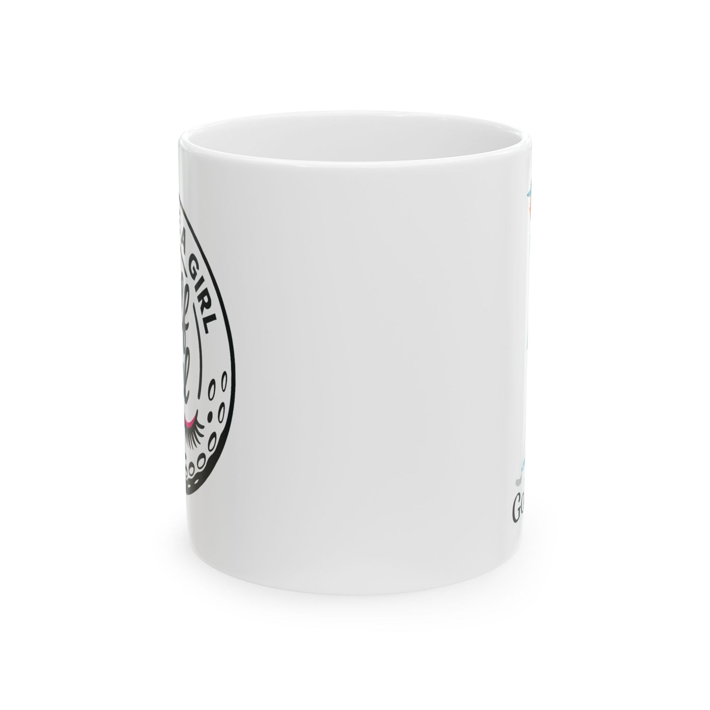 Golf Gal Ceramic Coffee Mug Lily