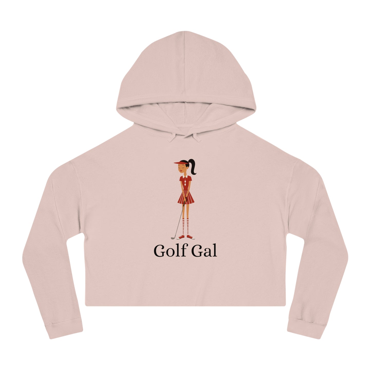 Golf Gal Women's Cropped Sweatshirt Ruby