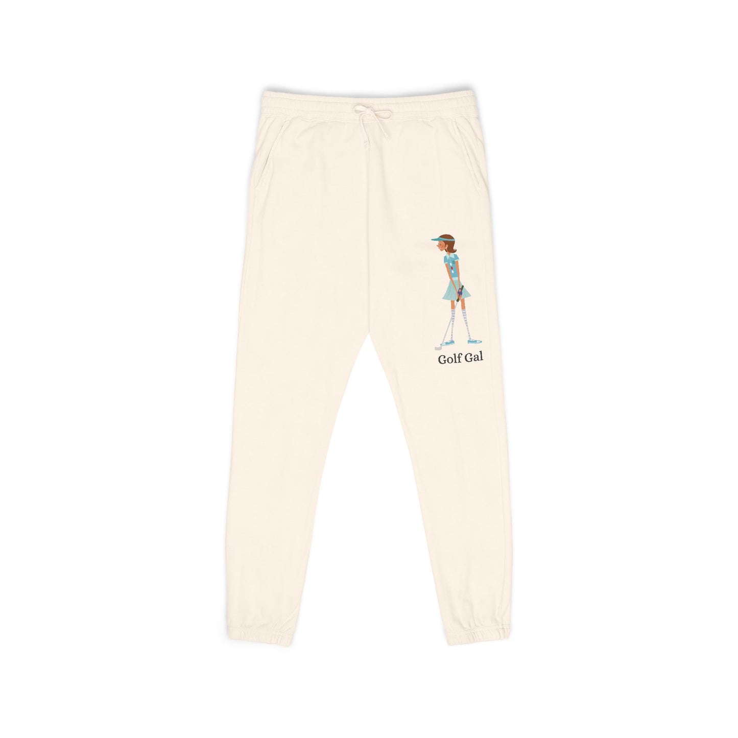 Golf Gal Garment-Dyed Fleece Sweatpants Ruby