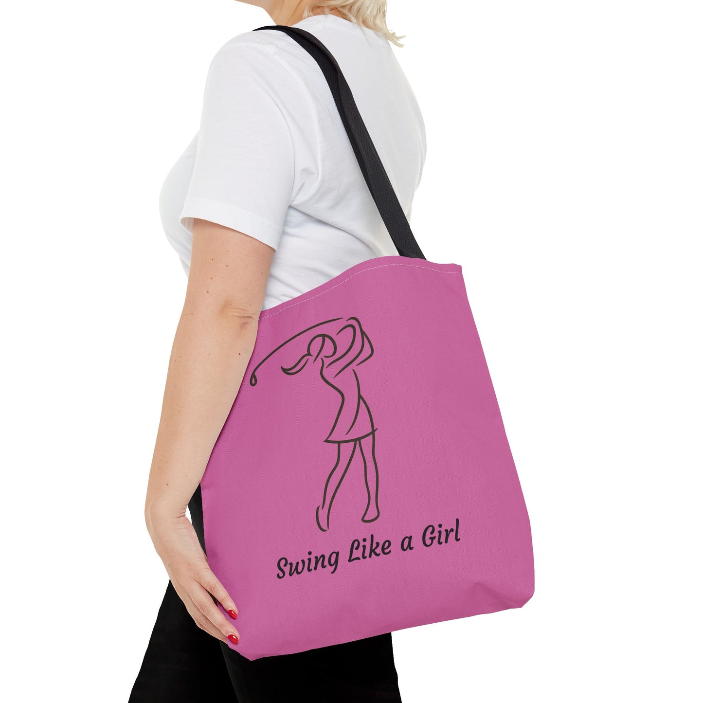 Swing Like A Girl Tote Bag