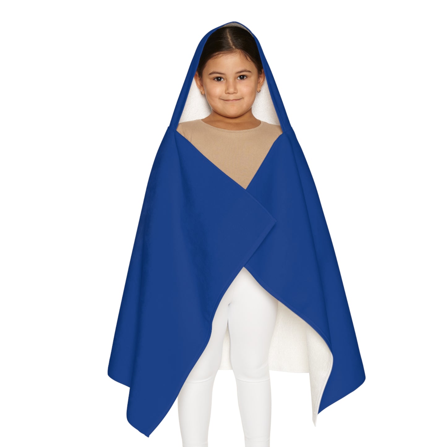 Blue Smiley Face Kids Hooded Towel/ Beach Cover-Up