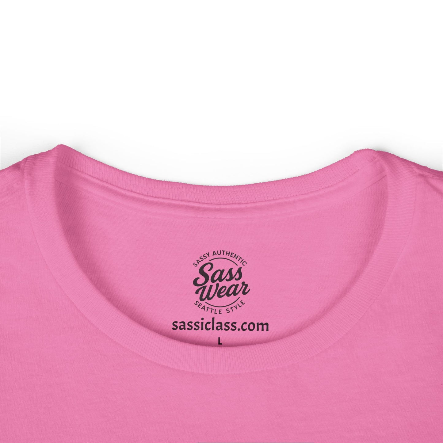 golf gal logo white Women's Softstyle Tee