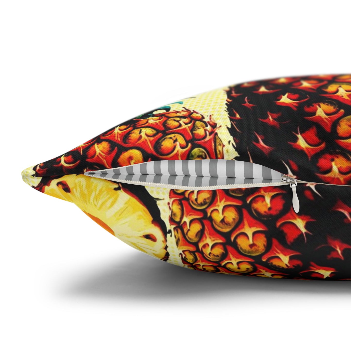 fun pineapples Canvas Pillow cover