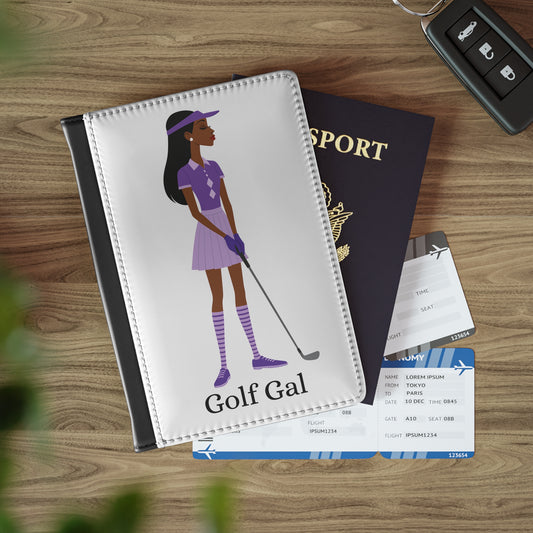 Golf Gal Passport Cover Violet