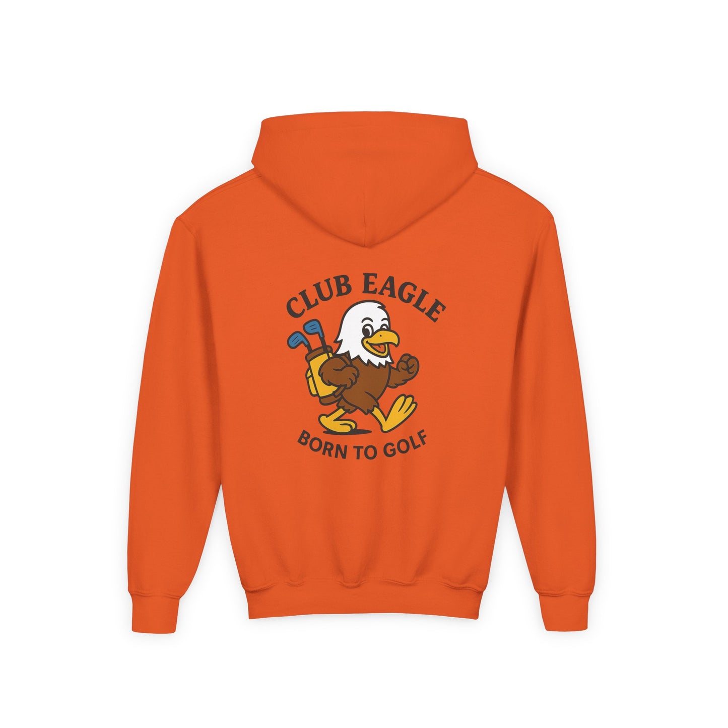 Club Eagle Born To Golf Youth Hoodie