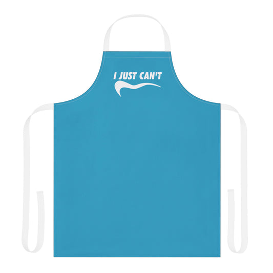 Turquoise I just Can't  Apron